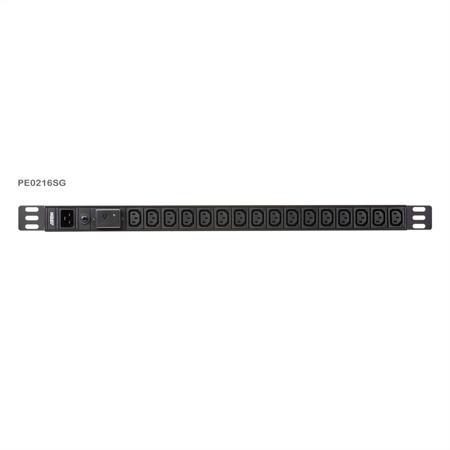 ATEN PE0216SG PDU de base 0U 16A avec protection contre les surtensions, 16 ports