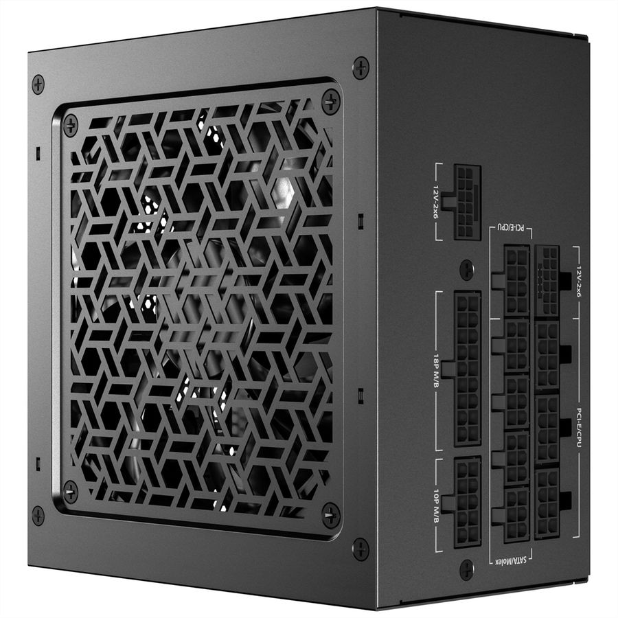 ANTEC GSK 1200 ATX3.1 Bloc d'alimentation 1200 W entièrement modulaire, certifié 80 PLUS Gold , noir
