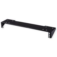 Support 19" mural / sous le bureau, 1 UH, noir