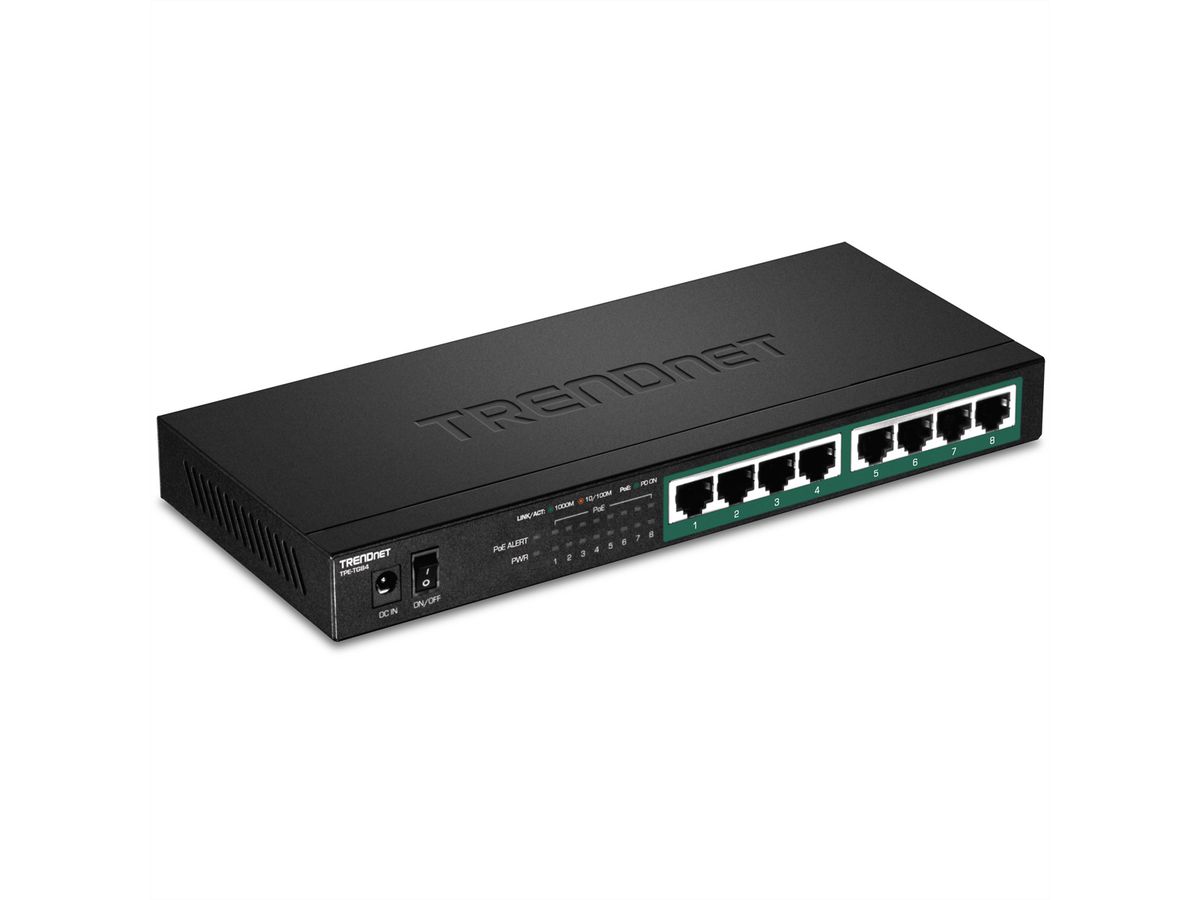 TRENDNET TPE-TG84 Switch PoE+ Gigabit à 8 ports