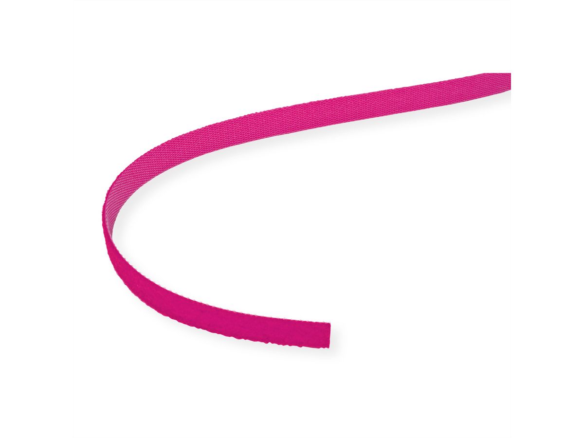 VELCRO® One Wrap® Bande 10 mm, rose, 25 m