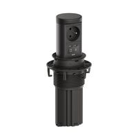 BACHMANN ELEVATOR2 1xUTE, 1xUSB C/C 45W RAL9005 0,5m ISV