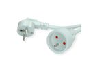 VALUE Câble prolongateur, prise type UTE, blanc, 5 m