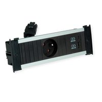 BACHMANN KAPSA S 1xUTE 1xUSB A&C 22W, 0,2m GST18
