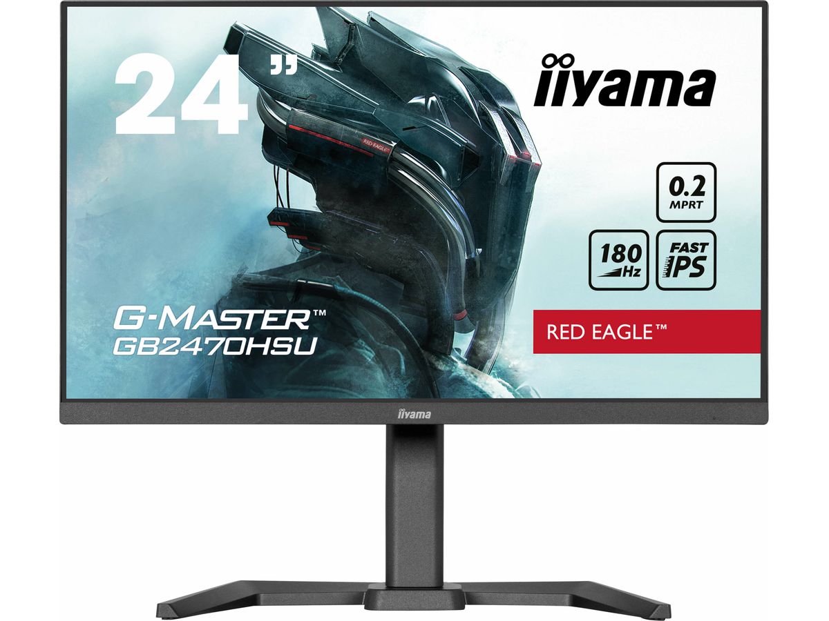 iiyama G-MASTER GB2470HSU-B6 écran plat de PC 60,5 cm (23.8") 1920 x 1080 pixels Full HD LCD Noir