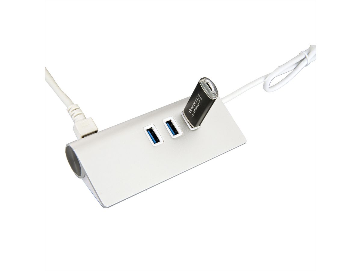 EXSYS EX-1132-N Hub USB 3.0 à 3 ports et 1GB LAN