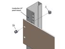 Kit d'assemblage SCHROFF 19", vis T30 avec rondelle nominale imperdable, M6x16, rondelle, écrou à cage, M6, 100 pièces