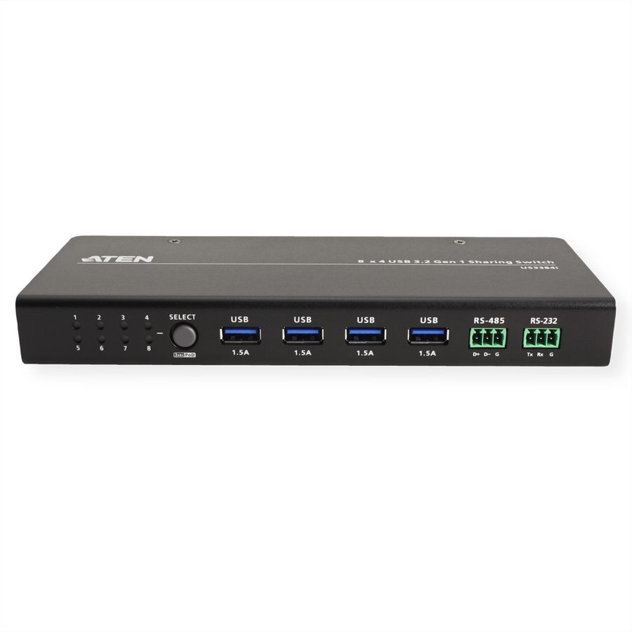 ATEN US3384I Commutateur partagé USB 3.2 Gen 1, 8 x 4