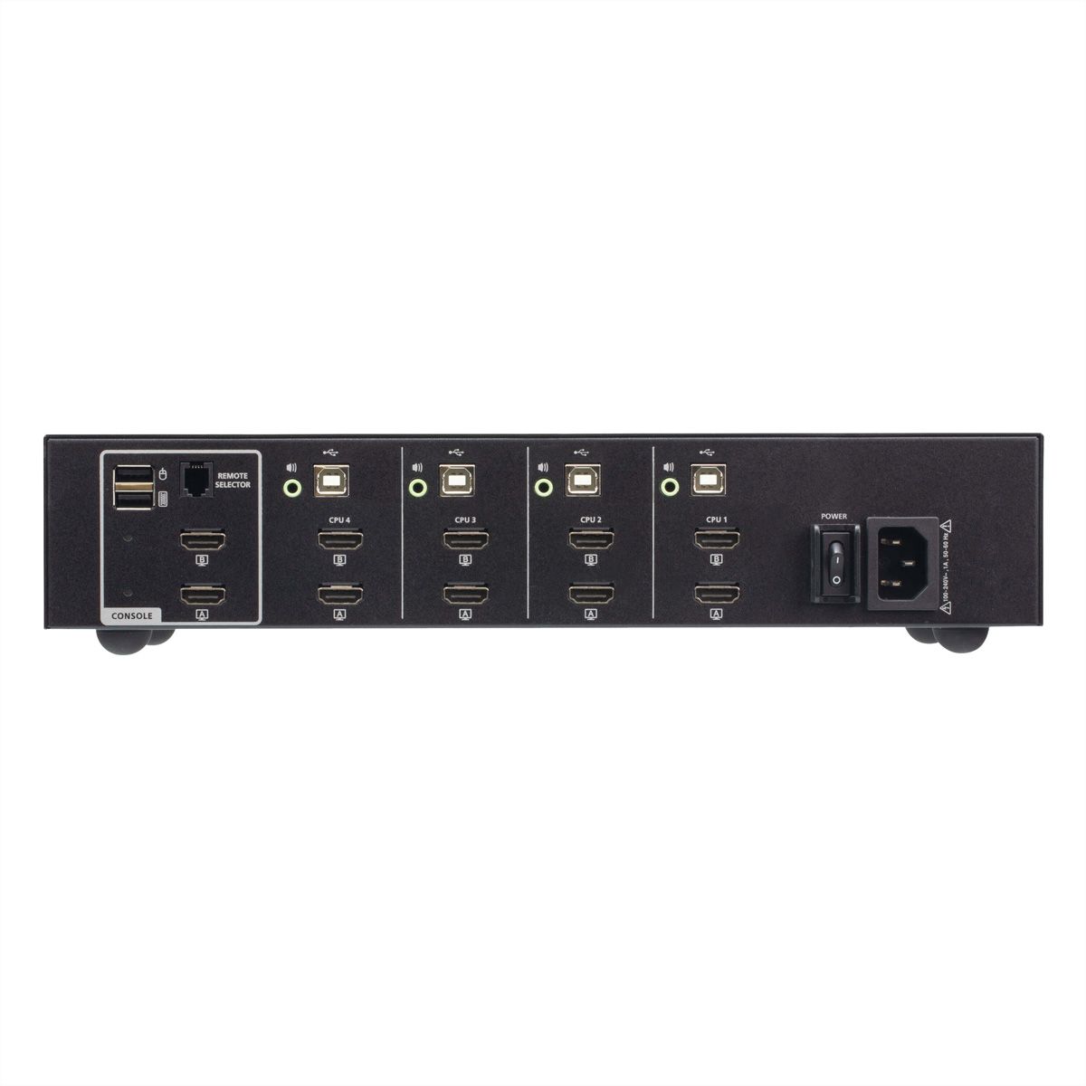 ATEN CS1144H4 Commutateur KVM sécurisé HDMI à 4 ports USB et double affichage