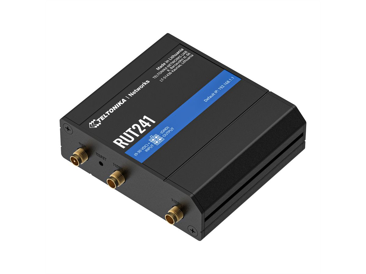 TELTONIKA RUT241 LTE/4G/3G/2G Routeur industriel WiFi version MEIG