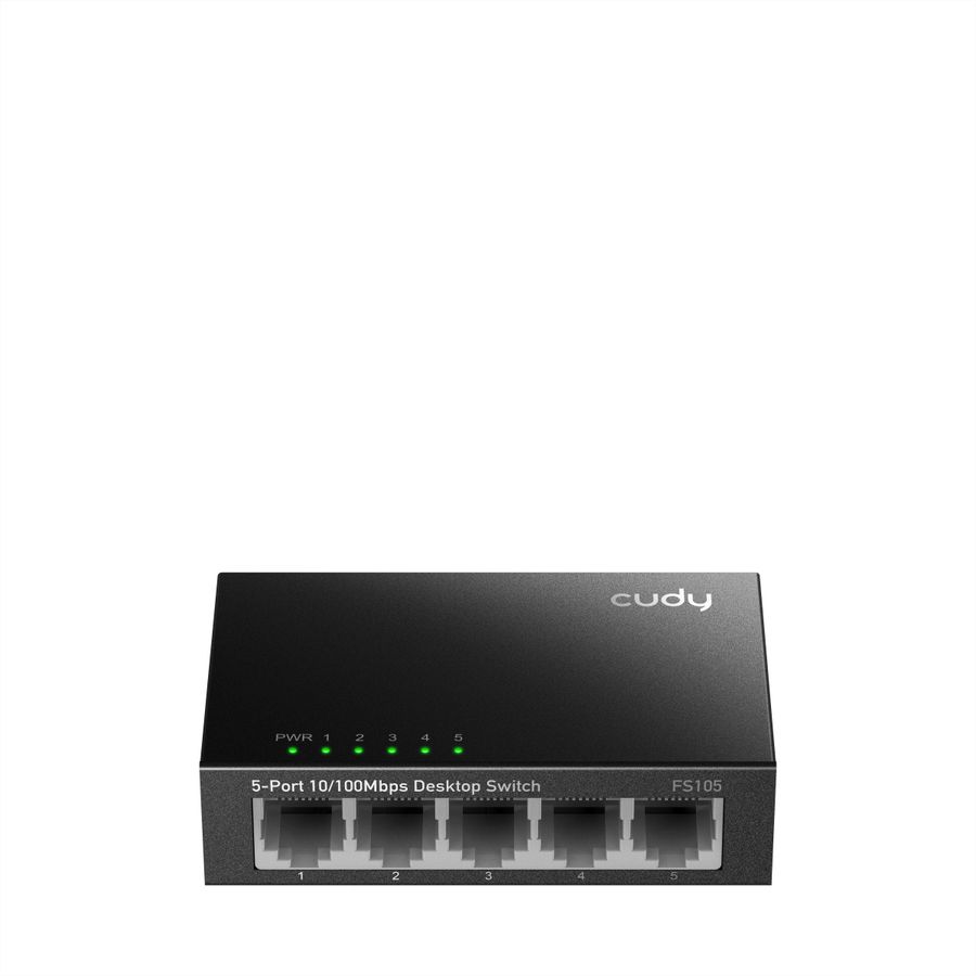 CUDY FS105 Switch 5 ports 10/100 Mbps métal