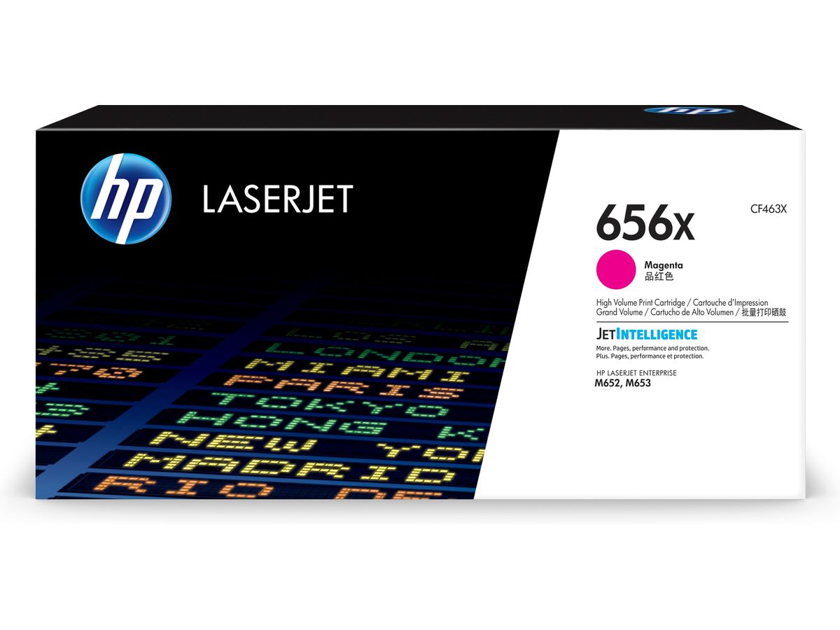 HP 656X Toner magenta LaserJet authentique grande capacité