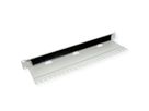 ROLINE 19" Passe-câbles, Avec brosse 1U gris