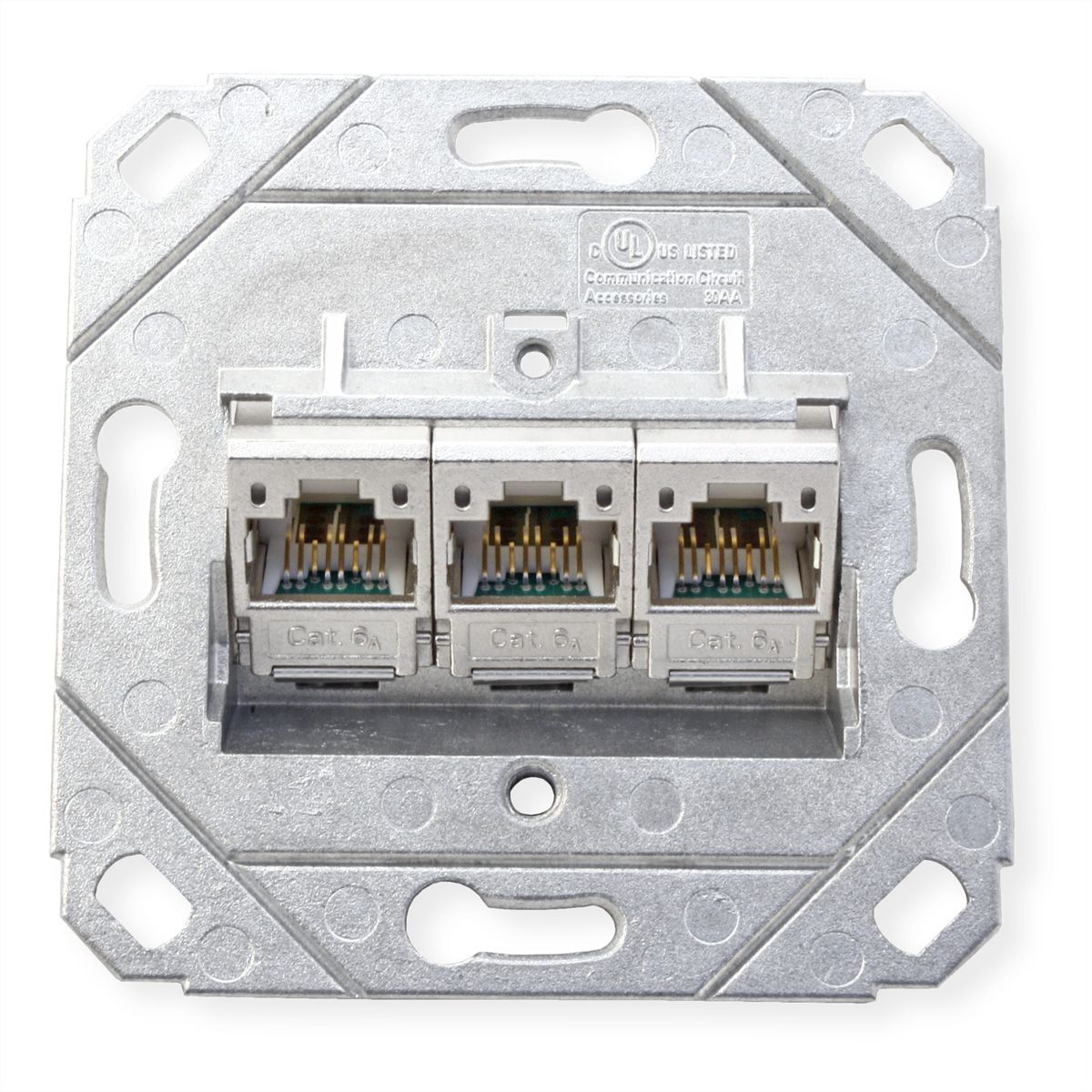 METZ CONNECT C6Amodul 3 ports 180°M AP blanc pur