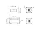 ROLINE Coupleur RJ-45 blindé, Cat.6A/Classe EA, argent