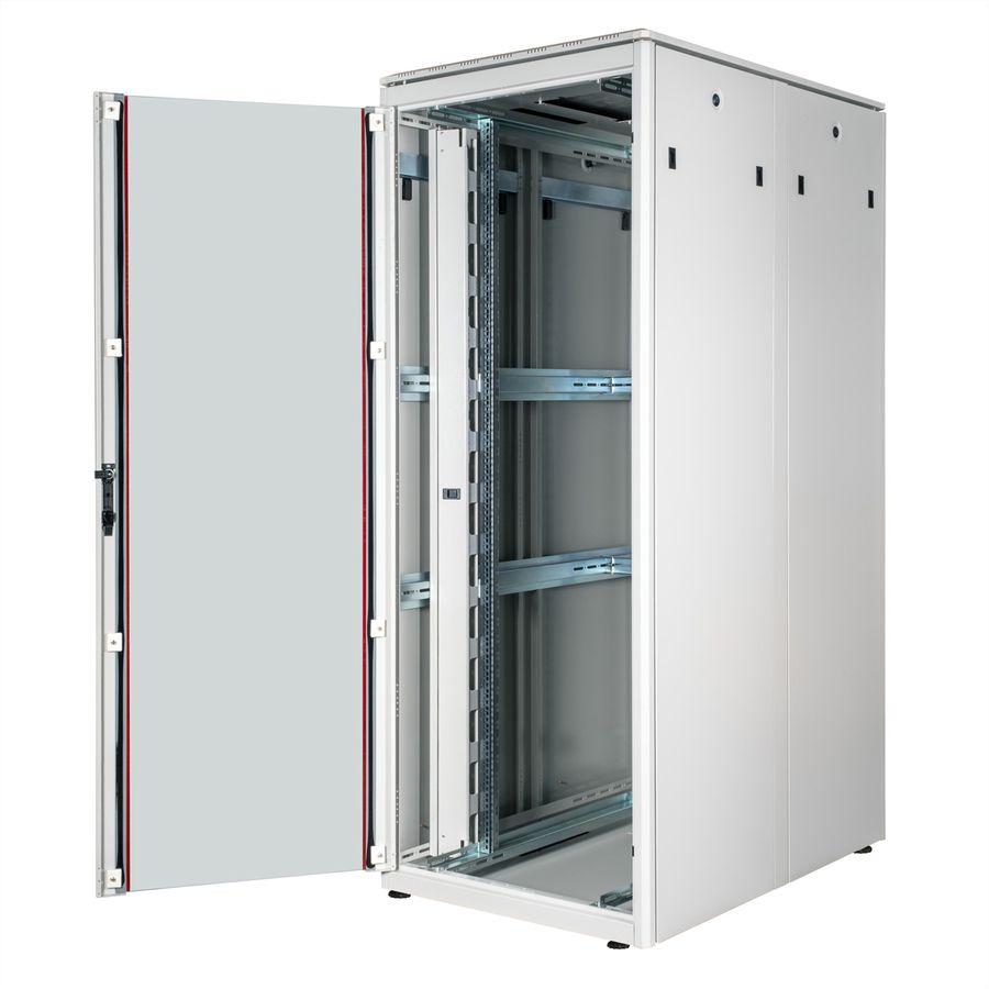 ROLINE 19" Baie réseau Pro 42U, 800x1200 LxP Porte verre gris