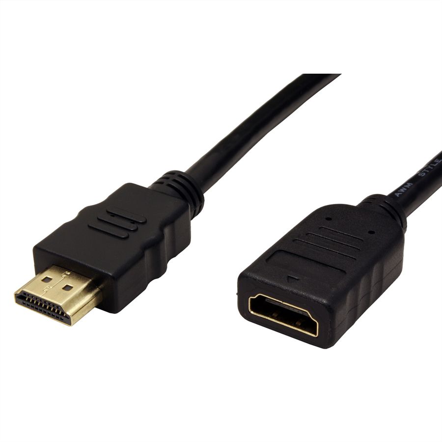 VALUE Câble HDMI High Speed avec Ethernet M/F, 2 m
