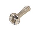 Vis à collerette de SCHROFF, empreinte transversale/fente (M2.5x11), acier nickelé