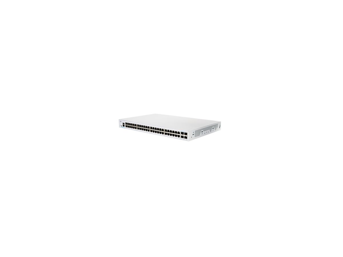 Cisco CBS350-48T-4G-EU commutateur réseau Géré L2/L3 Gigabit Ethernet (10/100/1000) Argent