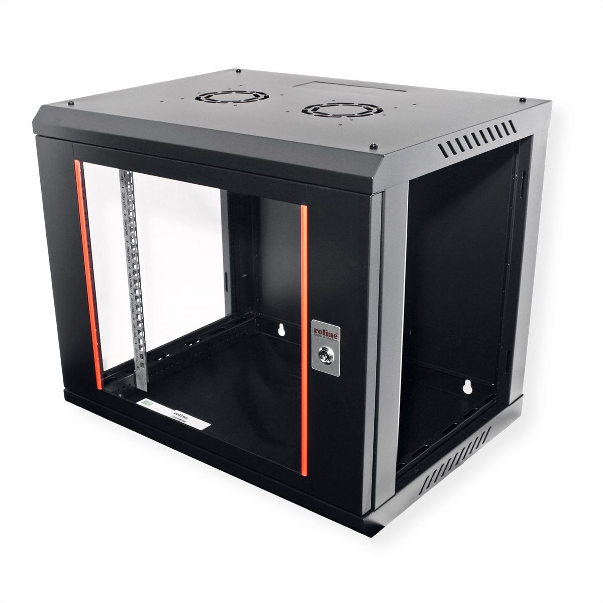 ROLINE 19" Boîtier mural Basic Plus 9U, 600x450 LxP noir
