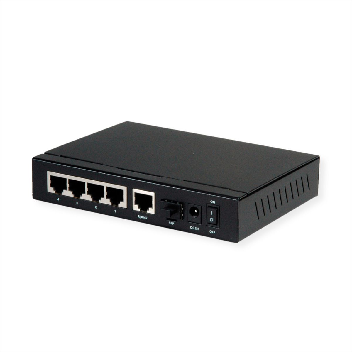 ROLINE Switch Gigabit Ethernet, 6 ports (5xGB + 1x SFP, 4x PoE+) - SECOMP  France