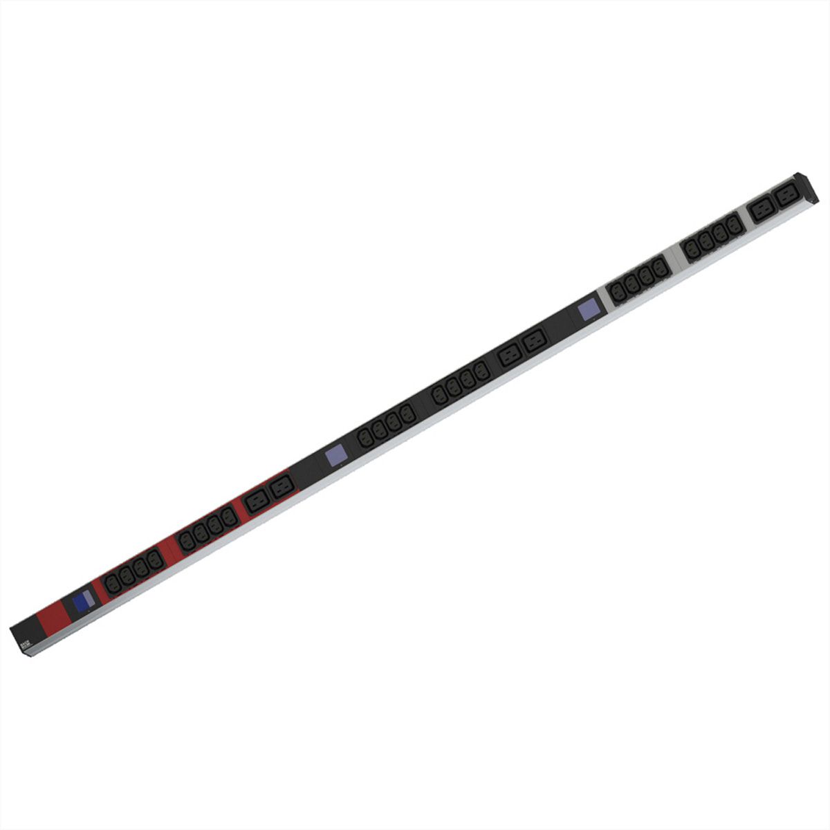 BACHMANN BN0500 19" PDU 1UH 24xC13 6xC19, CEE 3x16A, rouge