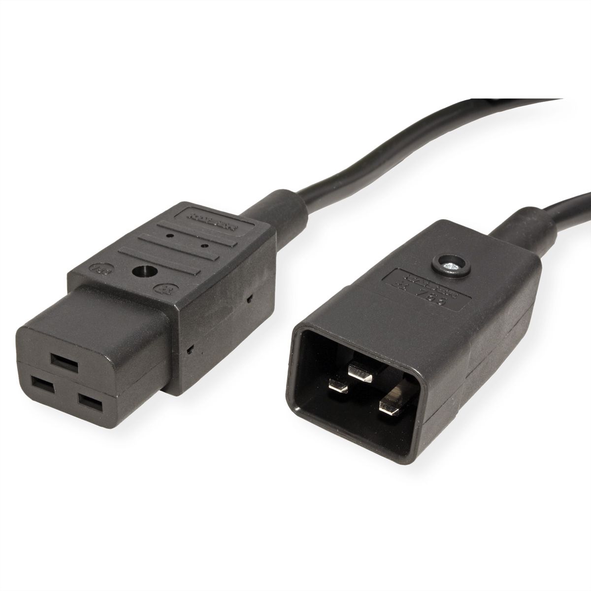 BACHMANN Câble IEC320/C19-C20 16A/250V, noir, 0,5 m