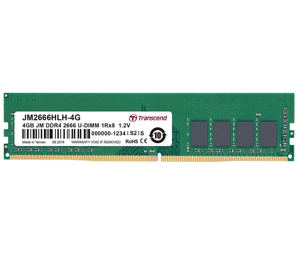 Transcend JM2666HLH-4G module de mémoire 4 Go 1 x 4 Go DDR4 2666 MHz