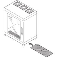 Kit de filtre à air SCHROFF Epcase pour valise 19'' 500-600D (x3)