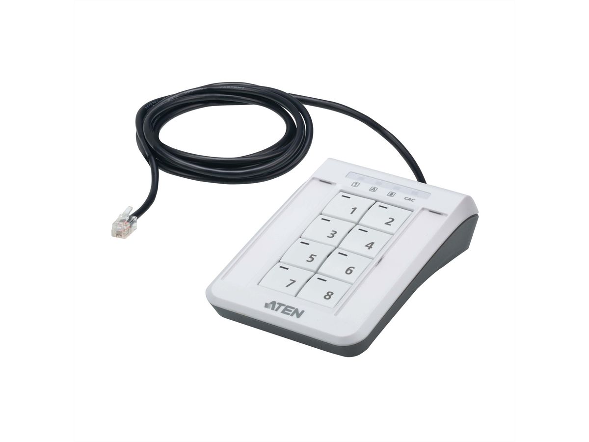 ATEN 2XRT-0021G Sélecteur de port à distance KVM de bureau avec clavier