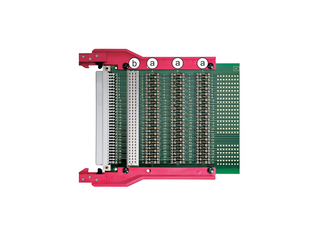 Adaptateur de test SCHROFF Type C, C64, 6 U, 160 mm, 1L, U/I