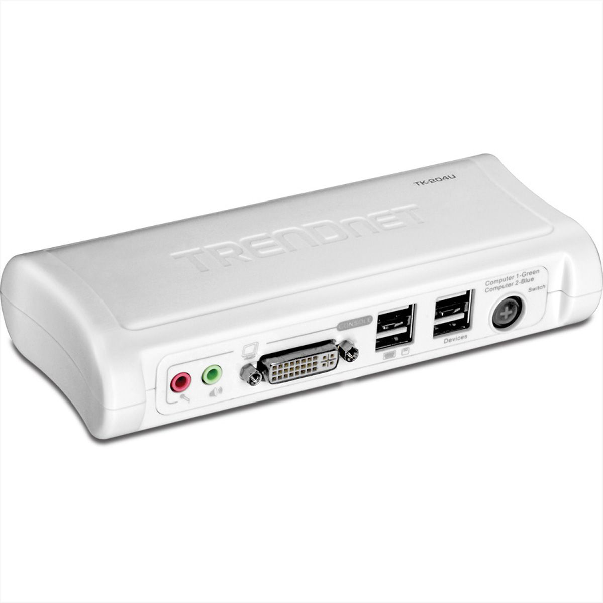 TRENDnet TK-204UK Kit de switch KVM USB DVI à 2 ports avec audio