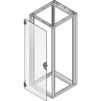 SCHROFF Novastar porte en verre, angle d'ouverture 180°, 12 U 553W