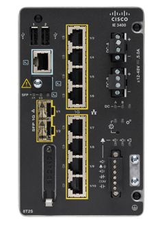 Cisco Catalyst IE3400 Géré L2 Gigabit Ethernet (10/100/1000) Noir
