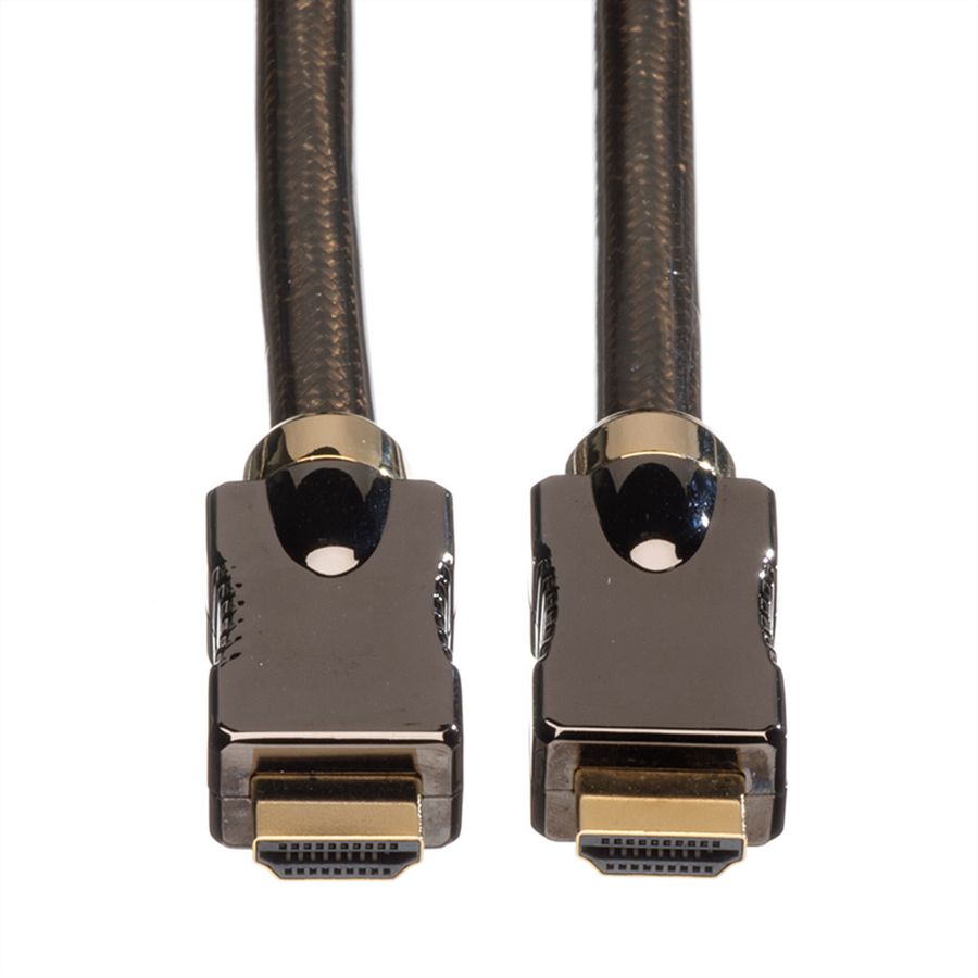 ROLINE Câble HDMI Ultra HD avec Ethernet, 4K, M/M, noir, 2 m