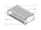 SCHROFF EuropacPRO 19" Kit de bacs à cartes pour le ferroviaire, blindé, EN 50155, 3 U, 84 CV, 235 mm