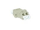 TELEGÄRTNER Coupleur LD Duplex, Multimode, Manchon en céramique, boîtier en plastique, beige, Z77