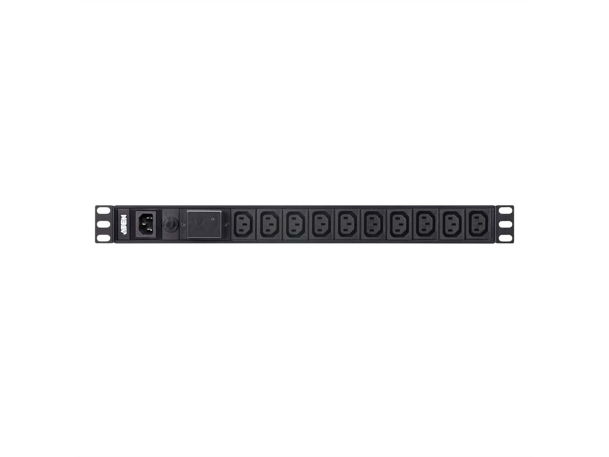 ATEN PE0118SG PDU de base 1U 10A avec protection contre les surtensions, 18 ports