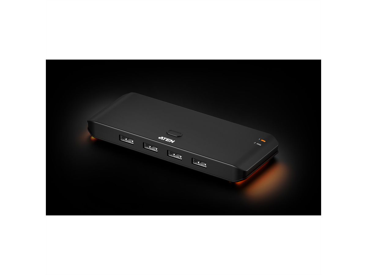 ATEN US4224 Commutateur USB 2.0 partagé 2 x 4