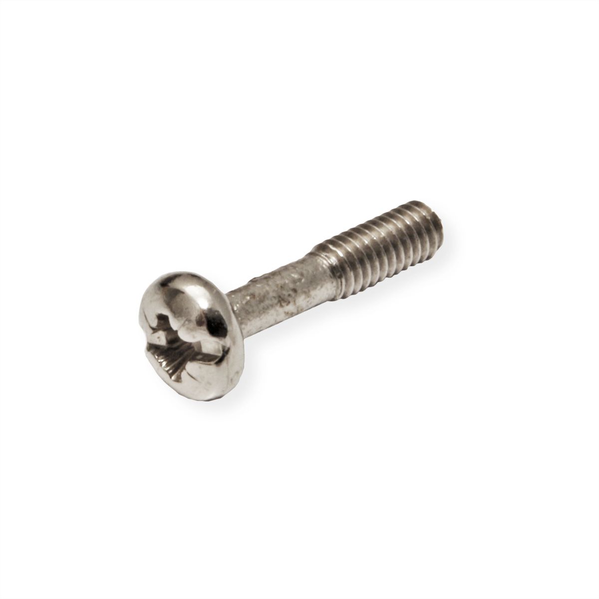 Vis à collerette de SCHROFF, cruciforme, M2.5 x 12.3 mm, acier, nickelé, 100 pièces