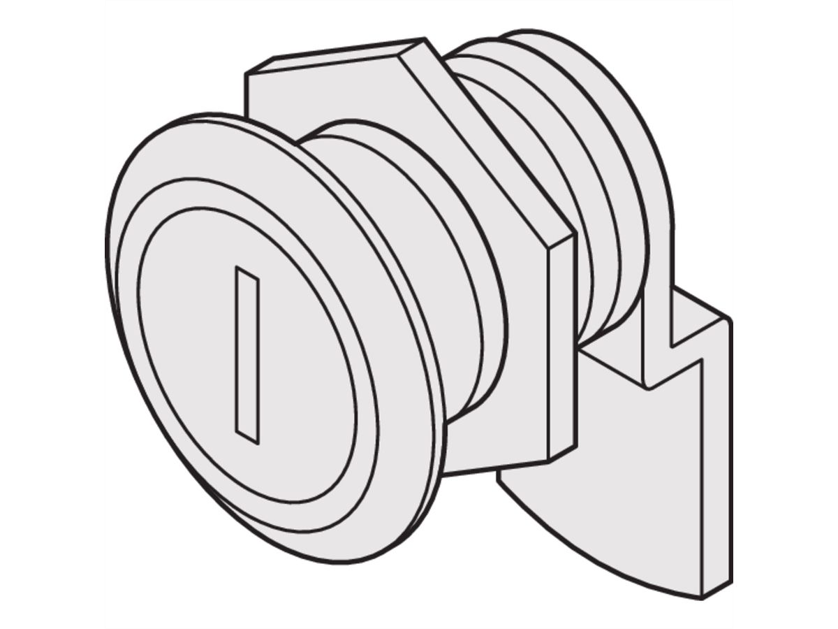 Insert de verrouillage pour boîtier LAN SCHROFF pour système de boîtier modulaire