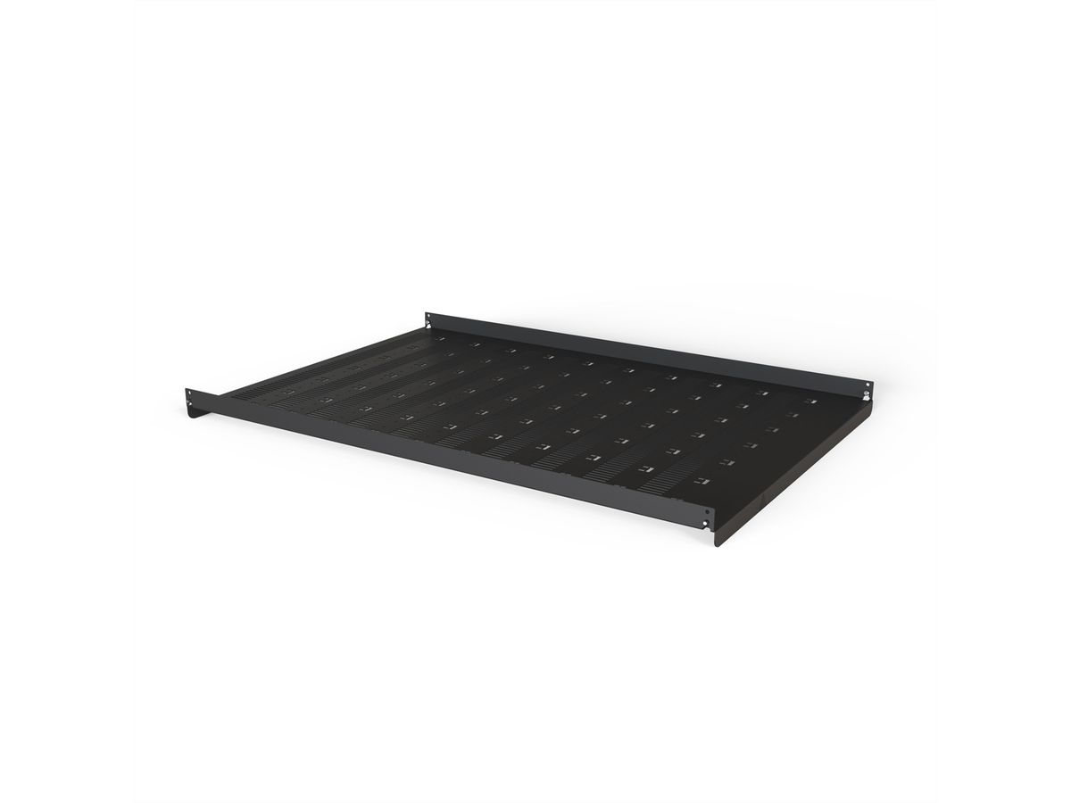 SCHROFF Étagère Varistar, fixe, 75 kg, RAL 7021, L800 P1200