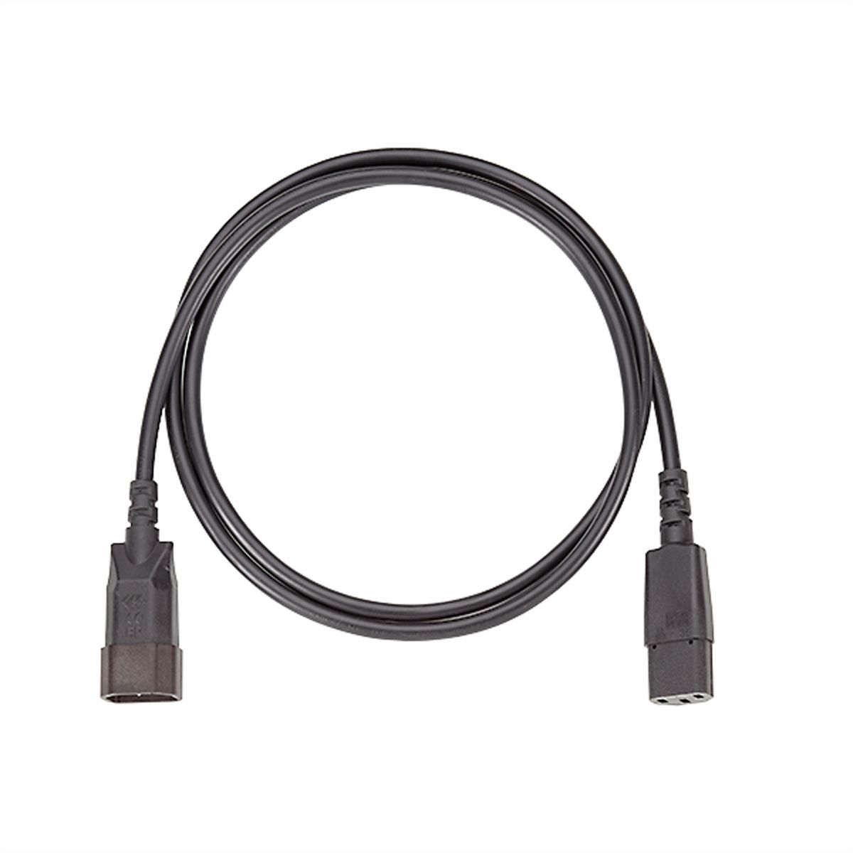 BACHMANN Câble prolongateur H05VV-F 3G1,0mm² , L: 1,5m noir C13/C14