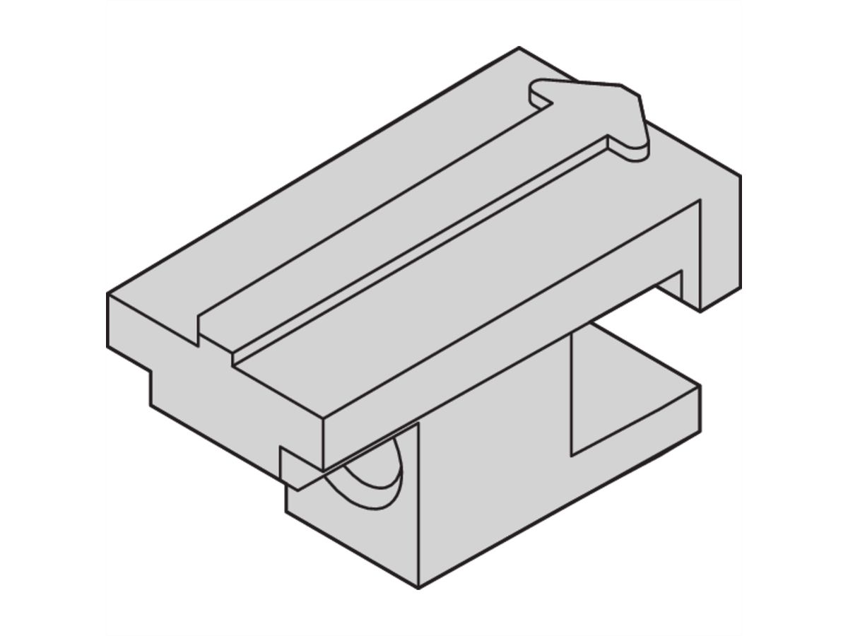Unité enfichable SCHROFF de type cadre, fixation de panneau arrière, 5 paires