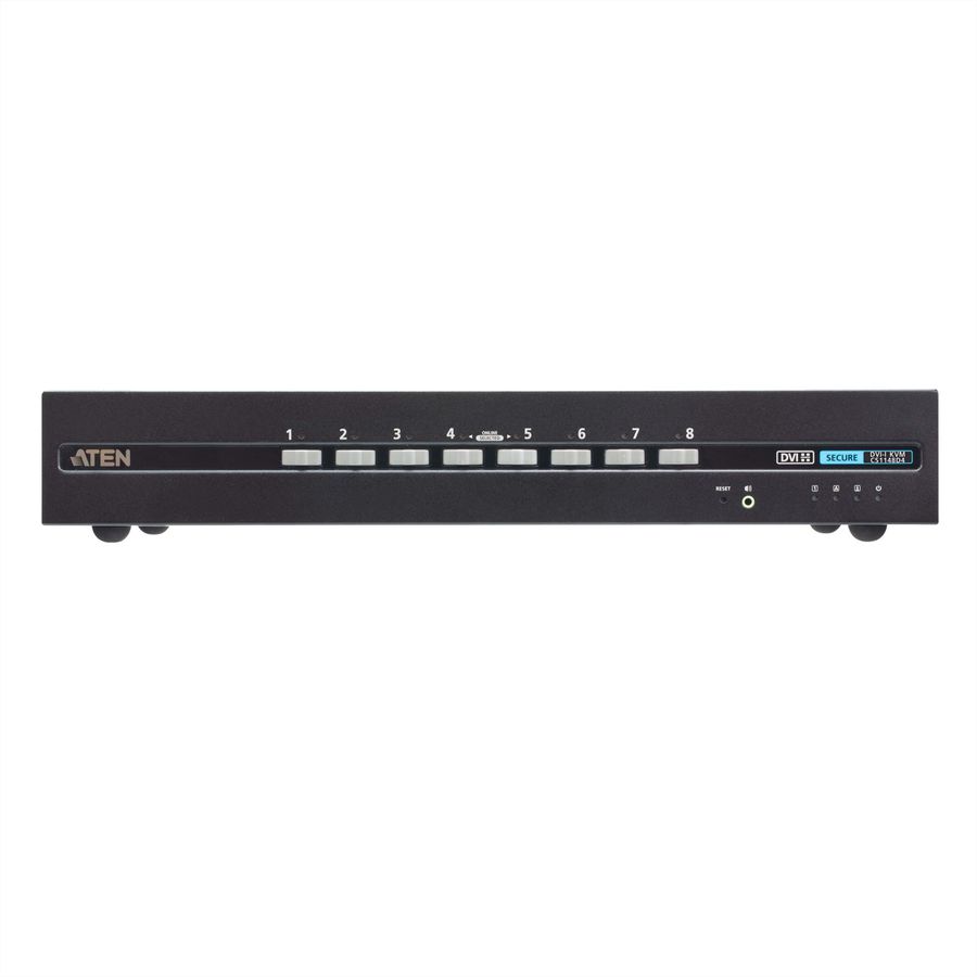 ATEN CS1148D4 Commutateur KVM sécurisé à double écran DVI 8 ports USB
