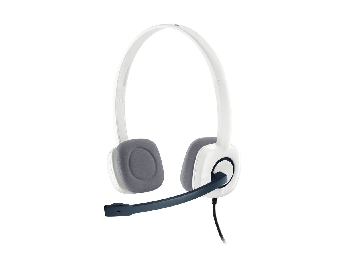 Logitech H150 Casque Avec fil Arceau Bureau/Centre d'appels Blanc