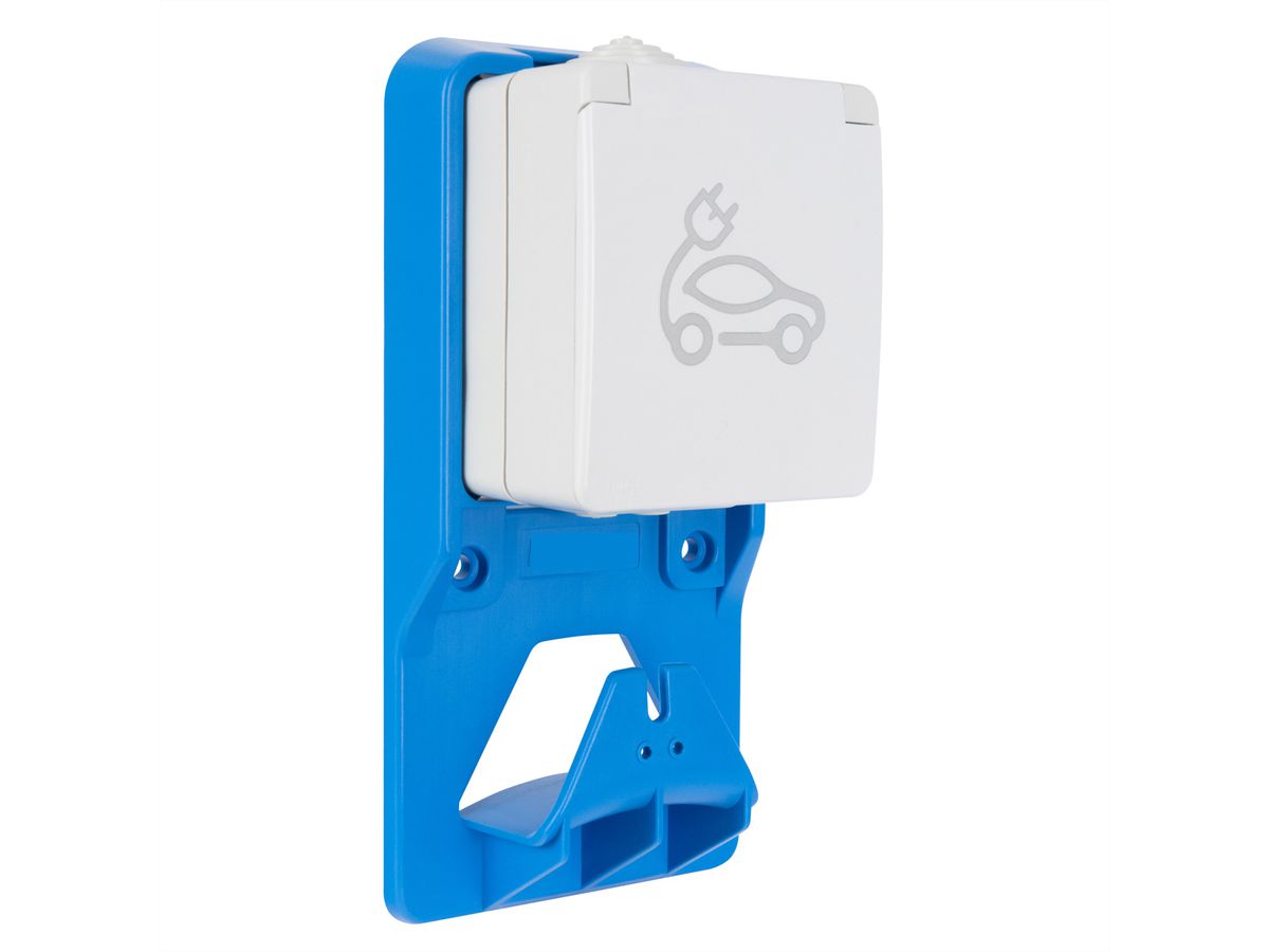 BACHMANN Prise de charge voiture à contact de protection, version pour montage en surface