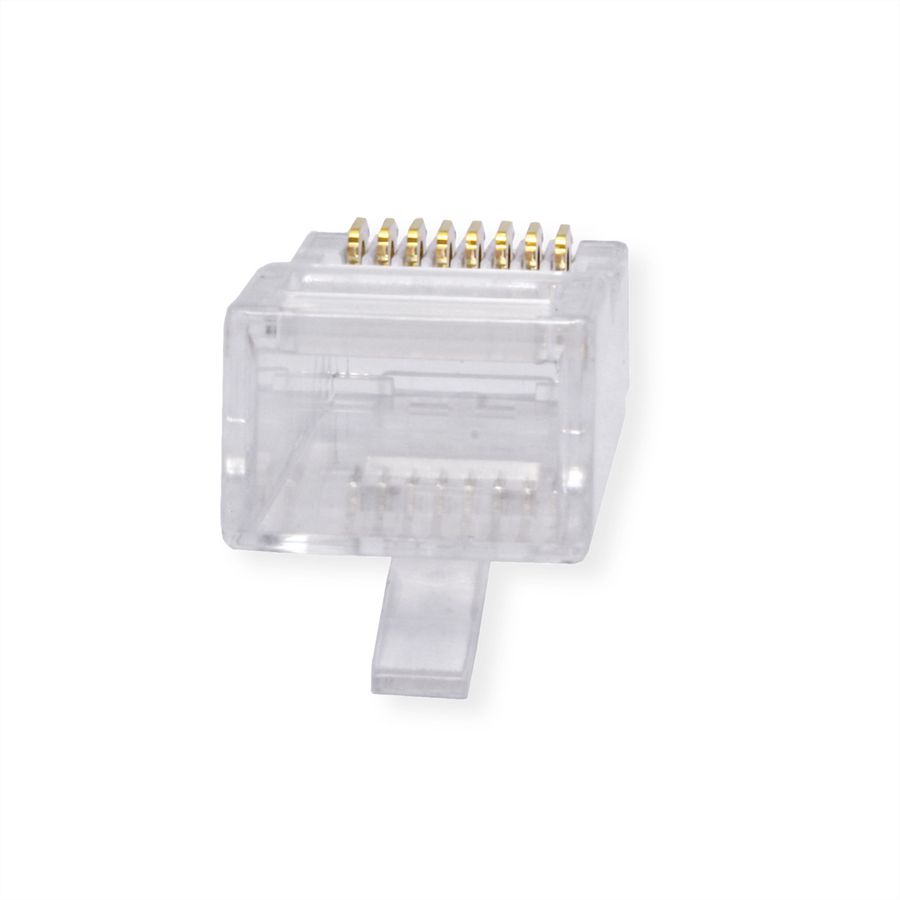 ROLINE Connecteur modulaire non blindé Cat.6A (Classe EA), pour câble solide/tresse, 10 unités