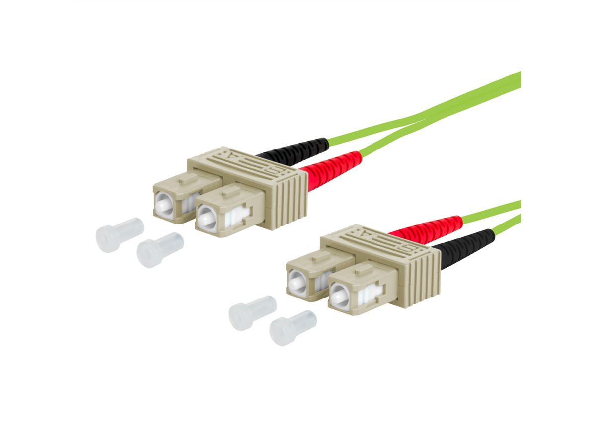 METZ CONNECT OpDAT cordon de brassage, SC-D/SC-D OM5, 5 m