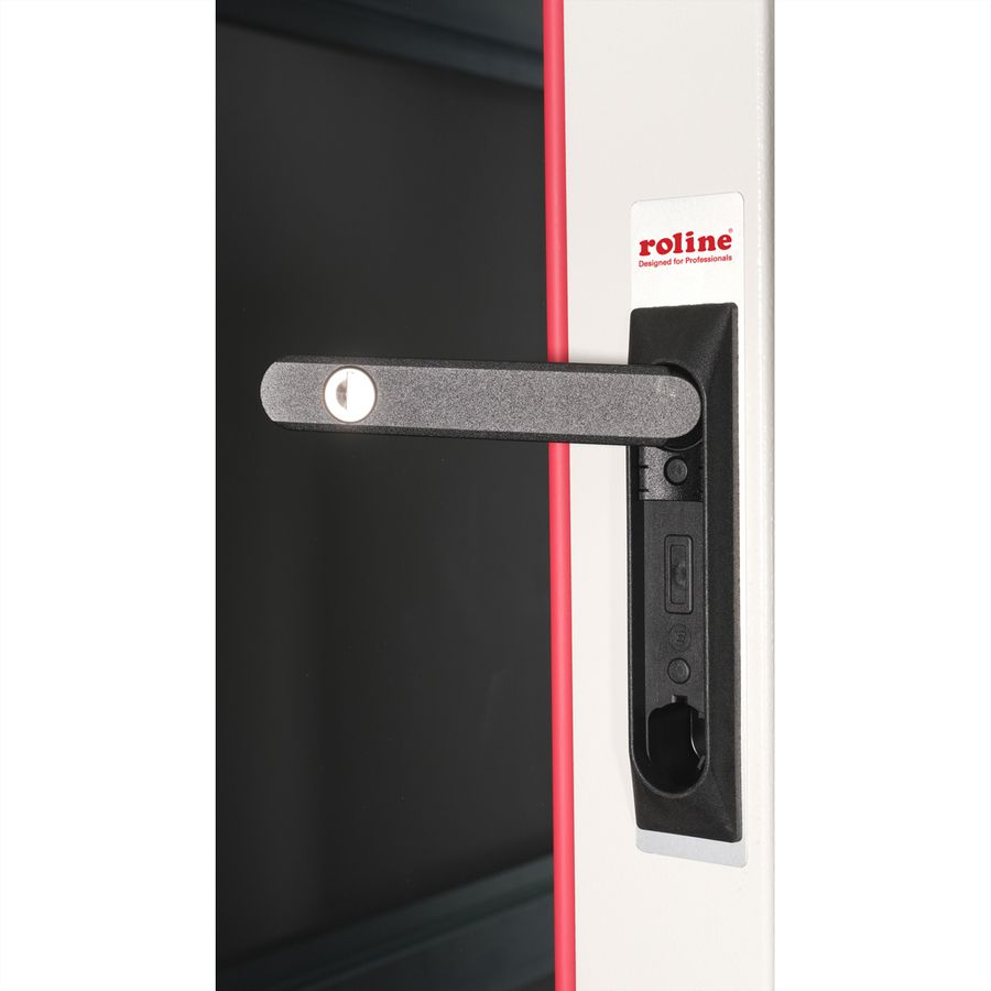 ROLINE 19" Baie réseau Pro 47U, 600x1000 LxP Porte verre gris